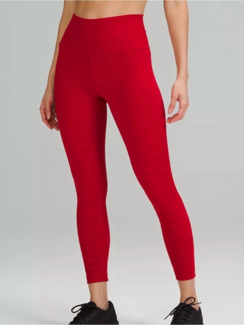 Lululemon Red High-Rise Wunder Under Lunar New Year Leggings Size 6